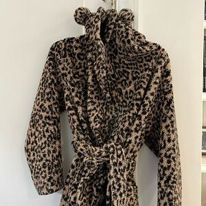 Top Shop fleece robe with cute hood with ears! US size 4-6 or small